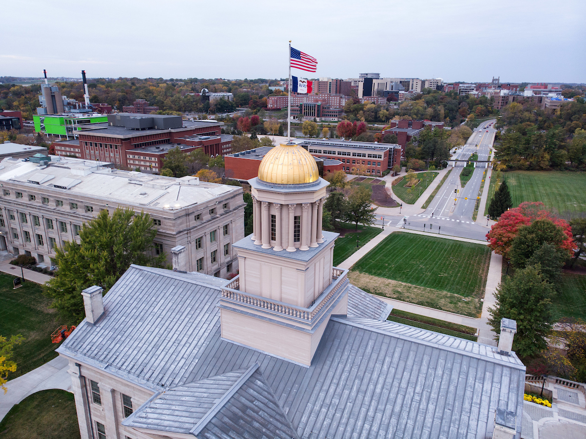 Pentacrest and Cleary Walkway